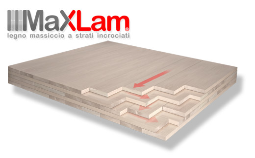 Legno massiccio a strati incrociati